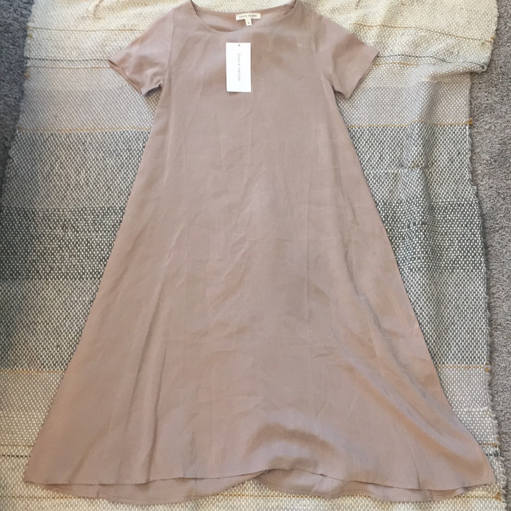 Khaki Short Sleeved Dress